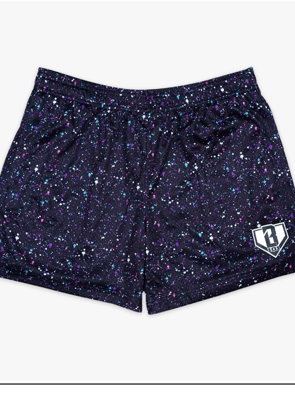 Baseball Lifestyle 101 (BL101) Splatter Youth Shorts, Galaxy
